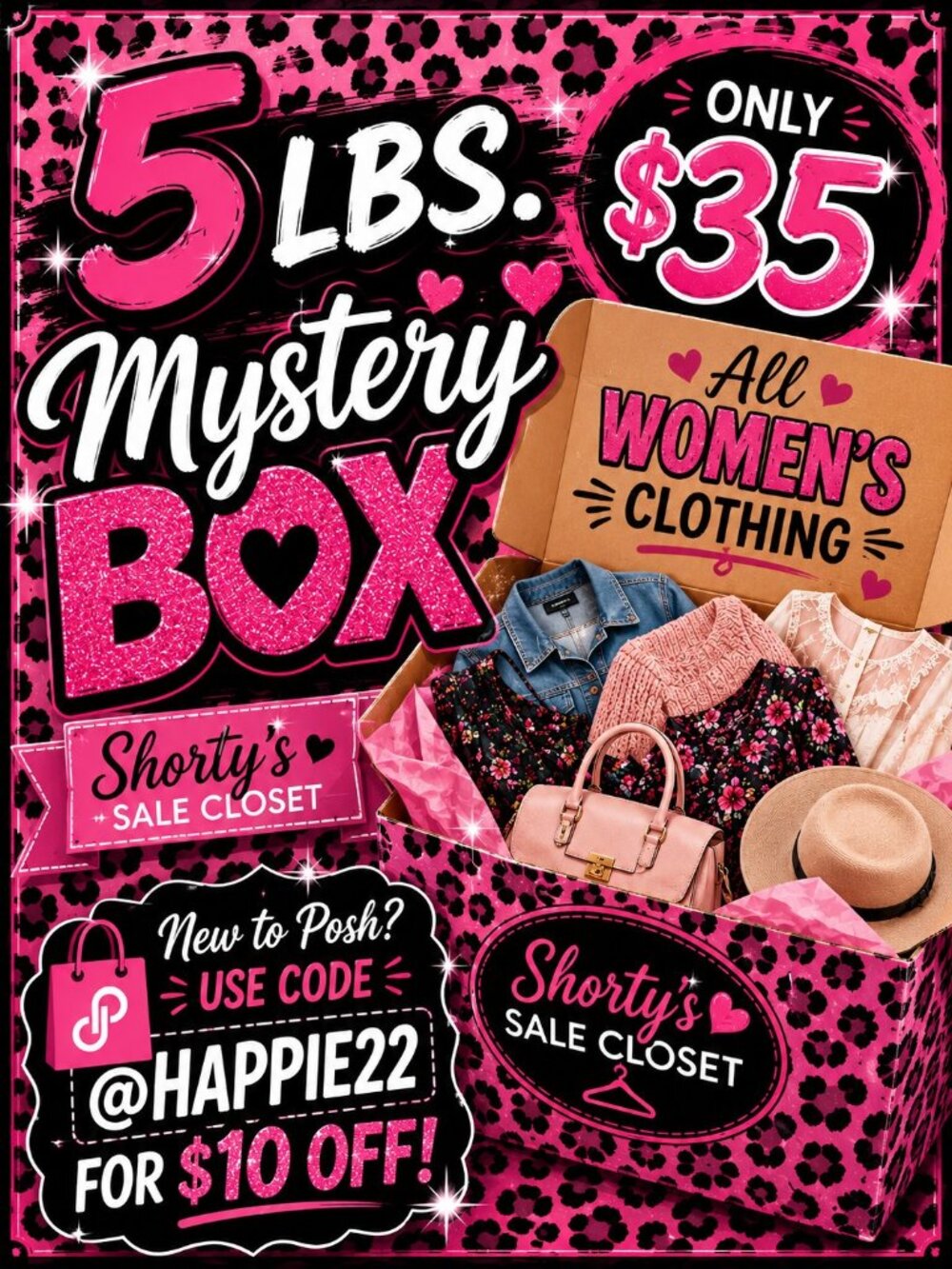 5 Pound Mystery Box - resell, inventory, re-stock, keep! $35 Packed full 5 lbs.